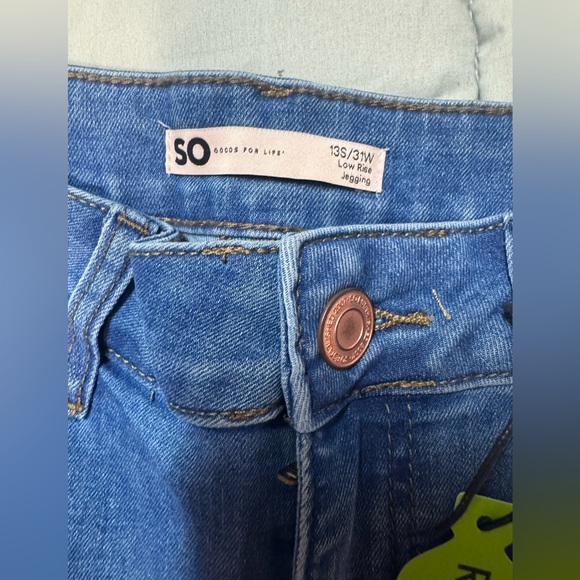 SO Low Rise Jeggings size 13S - Picture 3 of 9